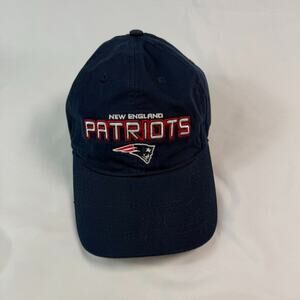 New England Patriots Hat Cap Navy Blue Adjustable Football NFL Embroidered